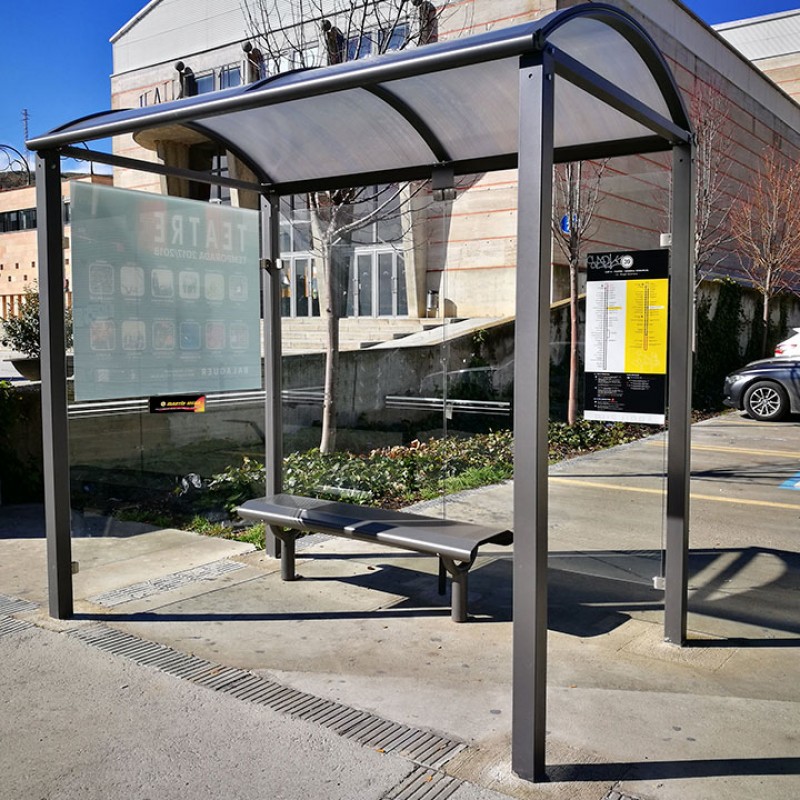 Marquesina parada d'autobús Bòveda